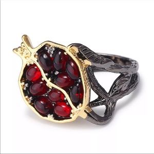 Pomegranate Ring Size 9